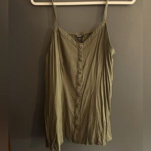 Olive green tank top